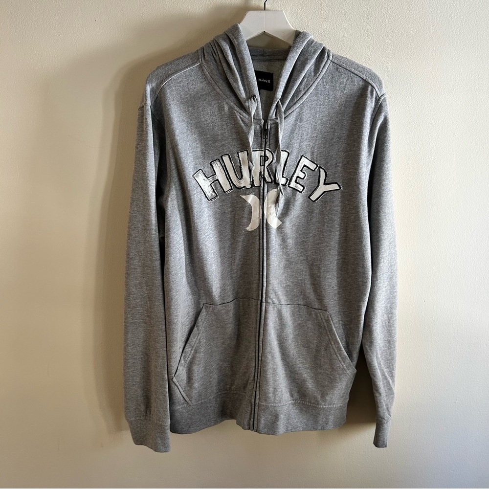 Hurley ~new~Men’s Unspoken Full Zip Hoodie Sweatshirt in size Large